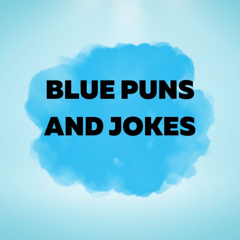 Feeling Blue, but Laughing Out Loud: Hilarious Jokes and Puns About the Color Blue
