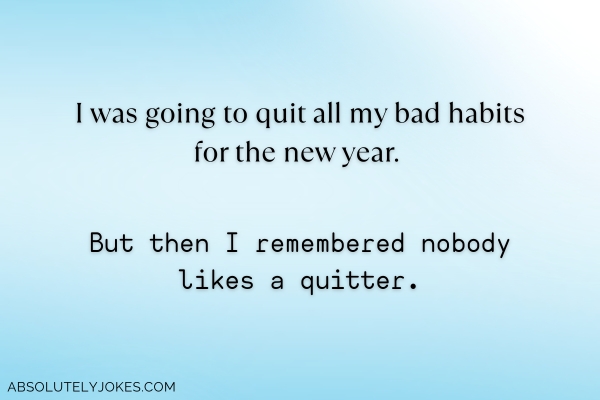 blue and white gradient background with joke overlay