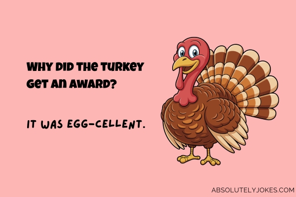 turkey cartoon with joke overlay